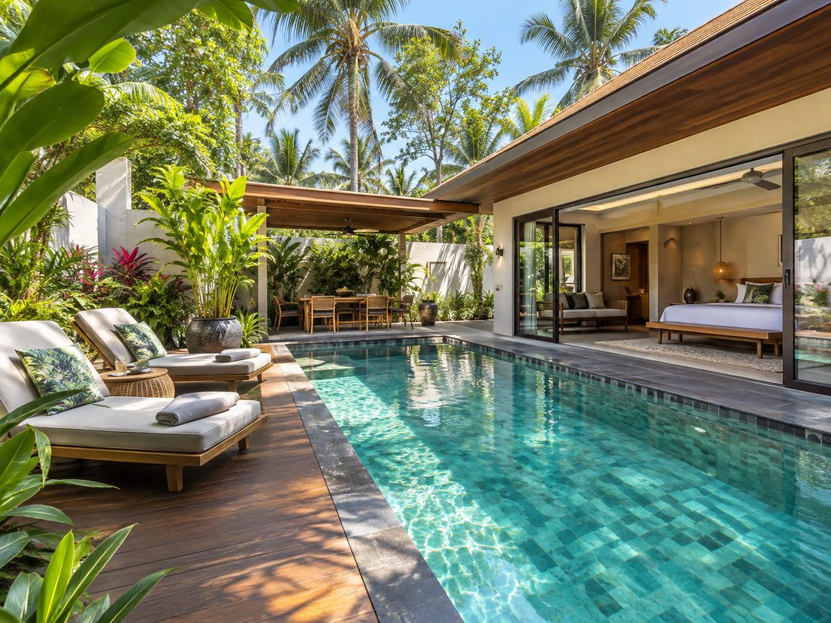 A Coco Stays poolside villa